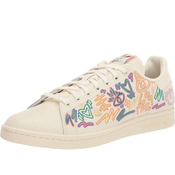 adidas Stan Smith x Kris Andrew Small Pride 2022 Size 13.5 Low Top Lace Up